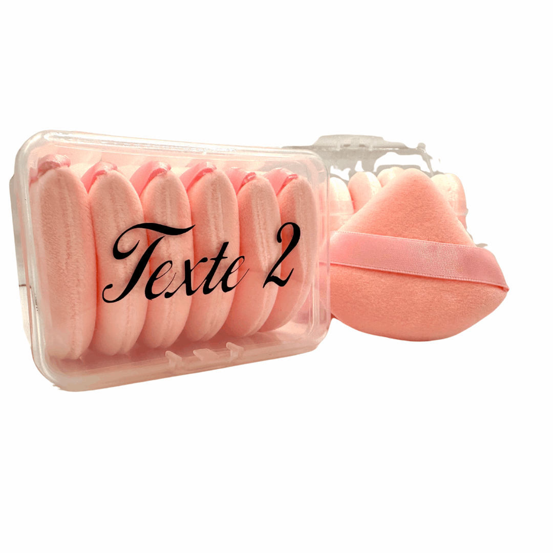 Boîte à houpettes personnalisable