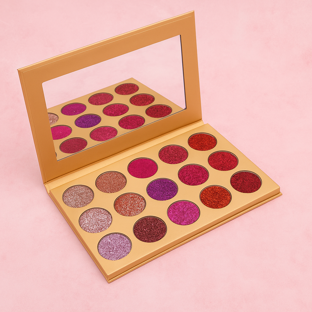 Palette de fards à paupières pailletée - ABeauty Cosmetics