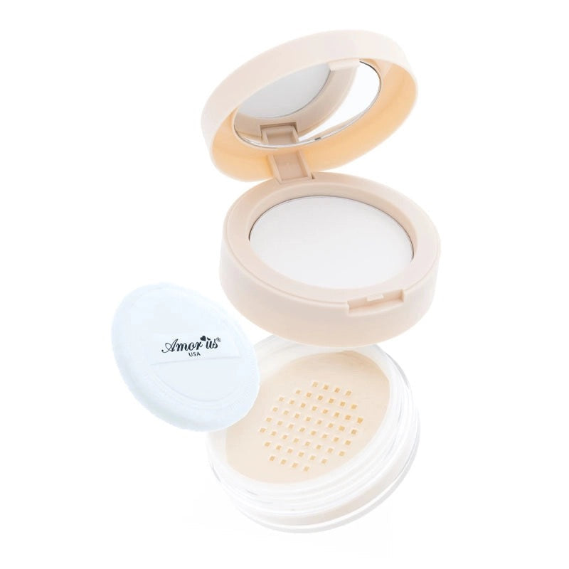 Poudre fixatrice duo