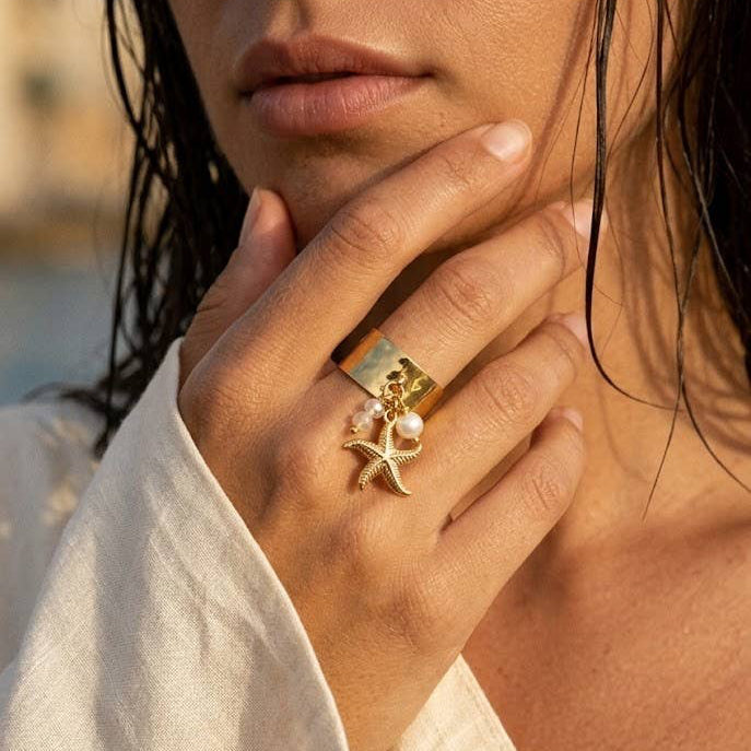 Bague étoile de mer