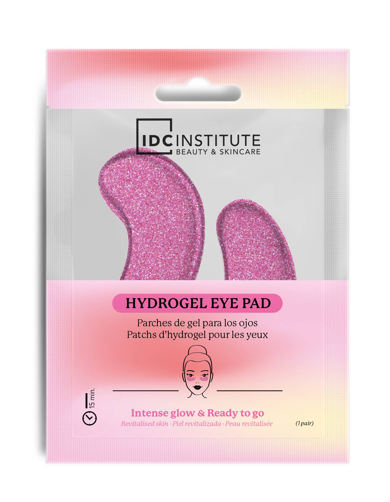 Coussinets pour les yeux à paillettes