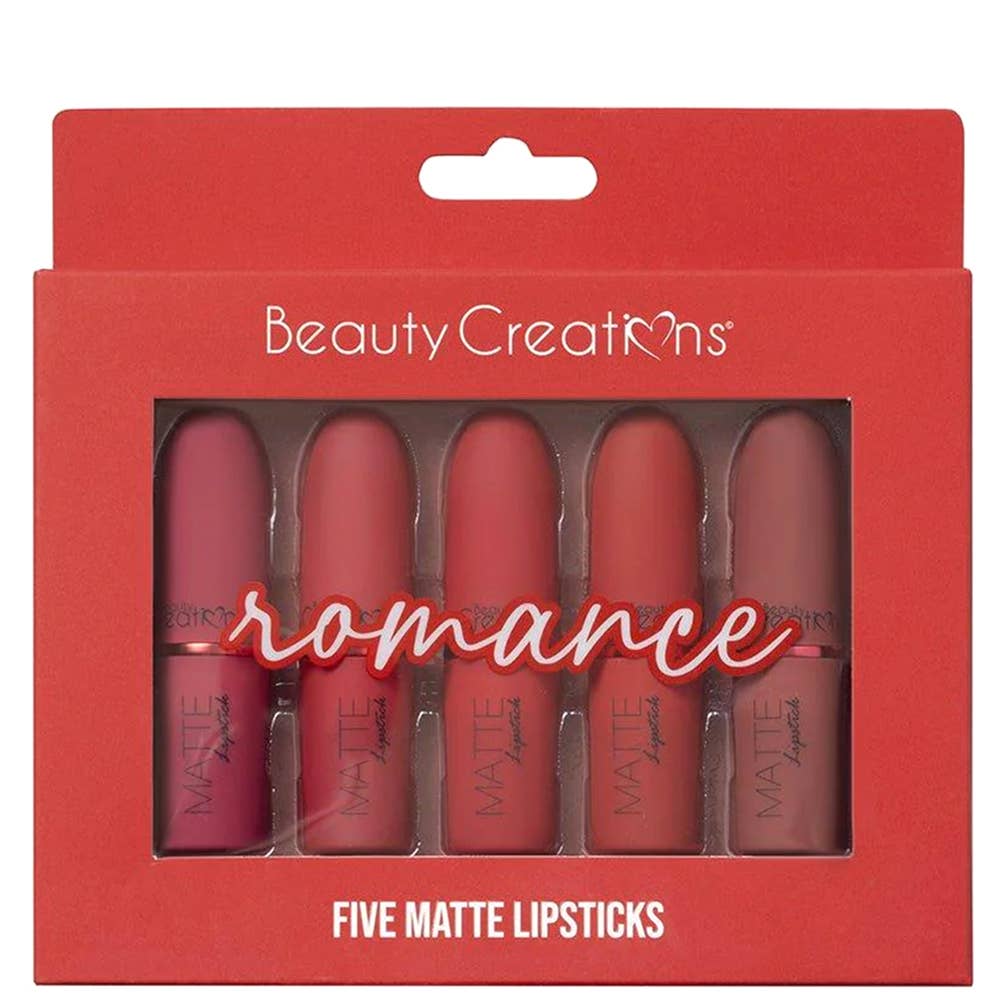 Ensemble de rouges à lèvres mats