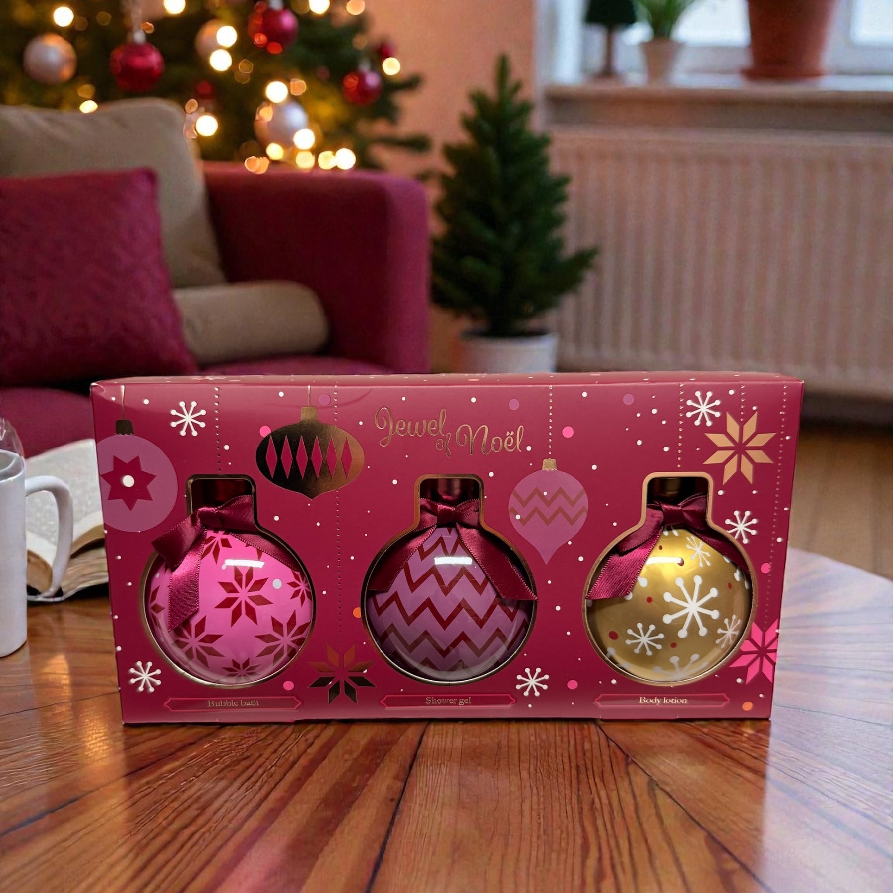Coffret boules de Noël