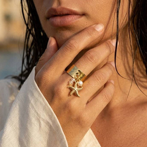 Bague étoile de mer